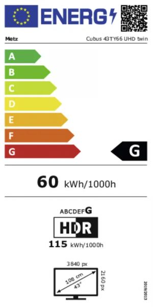 Metz Cubus 43 TY66 UHD twin